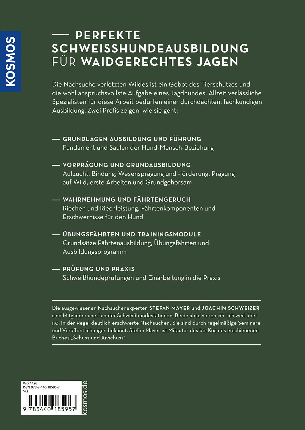 kosmos-ausbildung-und-f-hrte-buch-schwei-hund-nachsuche image 2