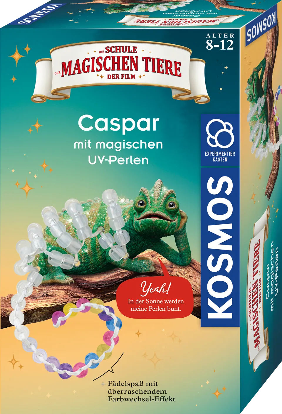 schule-der-magischen-tiere-caspar-bastelset-uv-perlen-cham-leon image 1
