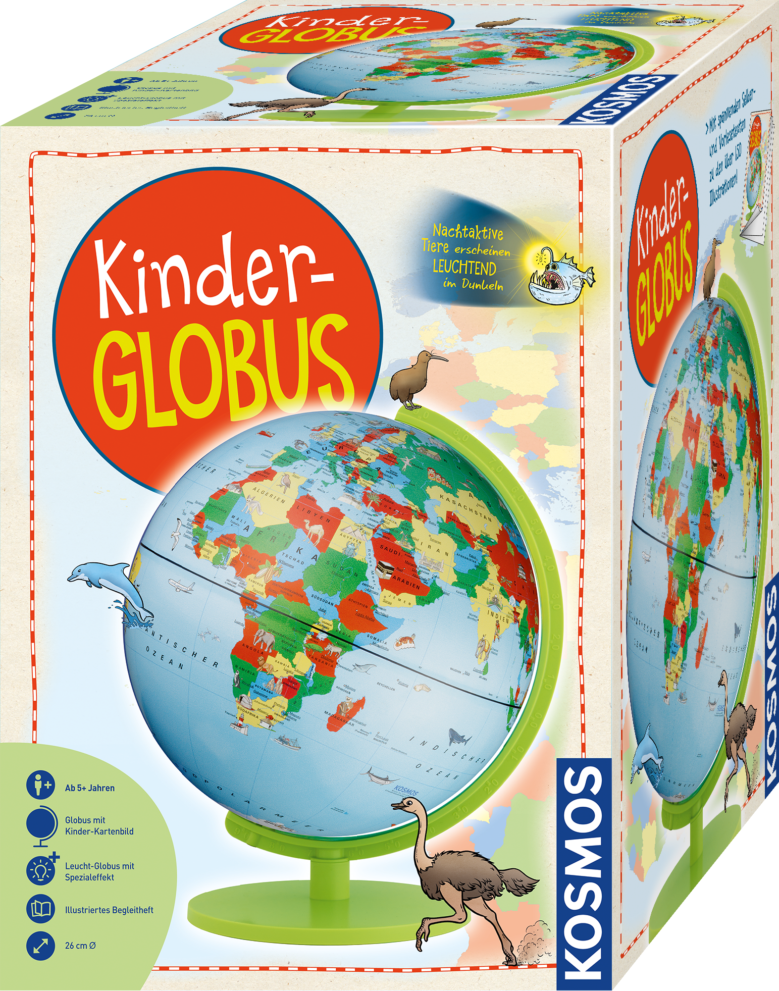 kosmos-kinder-globus-beleuchtet-26-cm-nachtmodus image 1