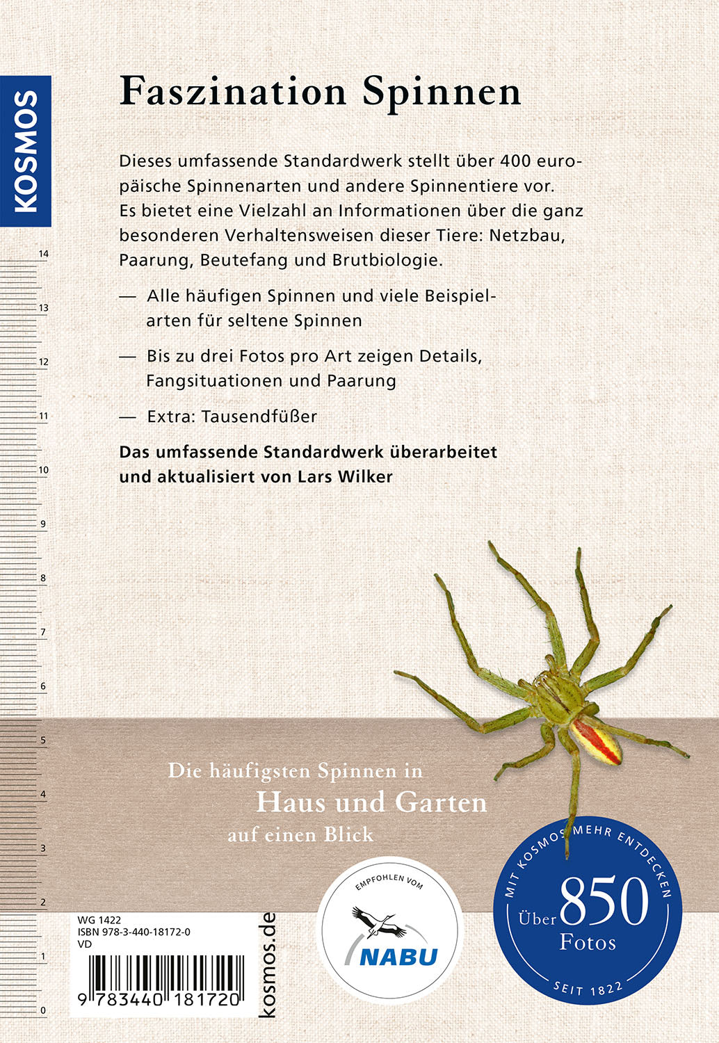kosmos-spinnenf-hrer-buch-ber-400-spinnenarten-bestimmen image 2