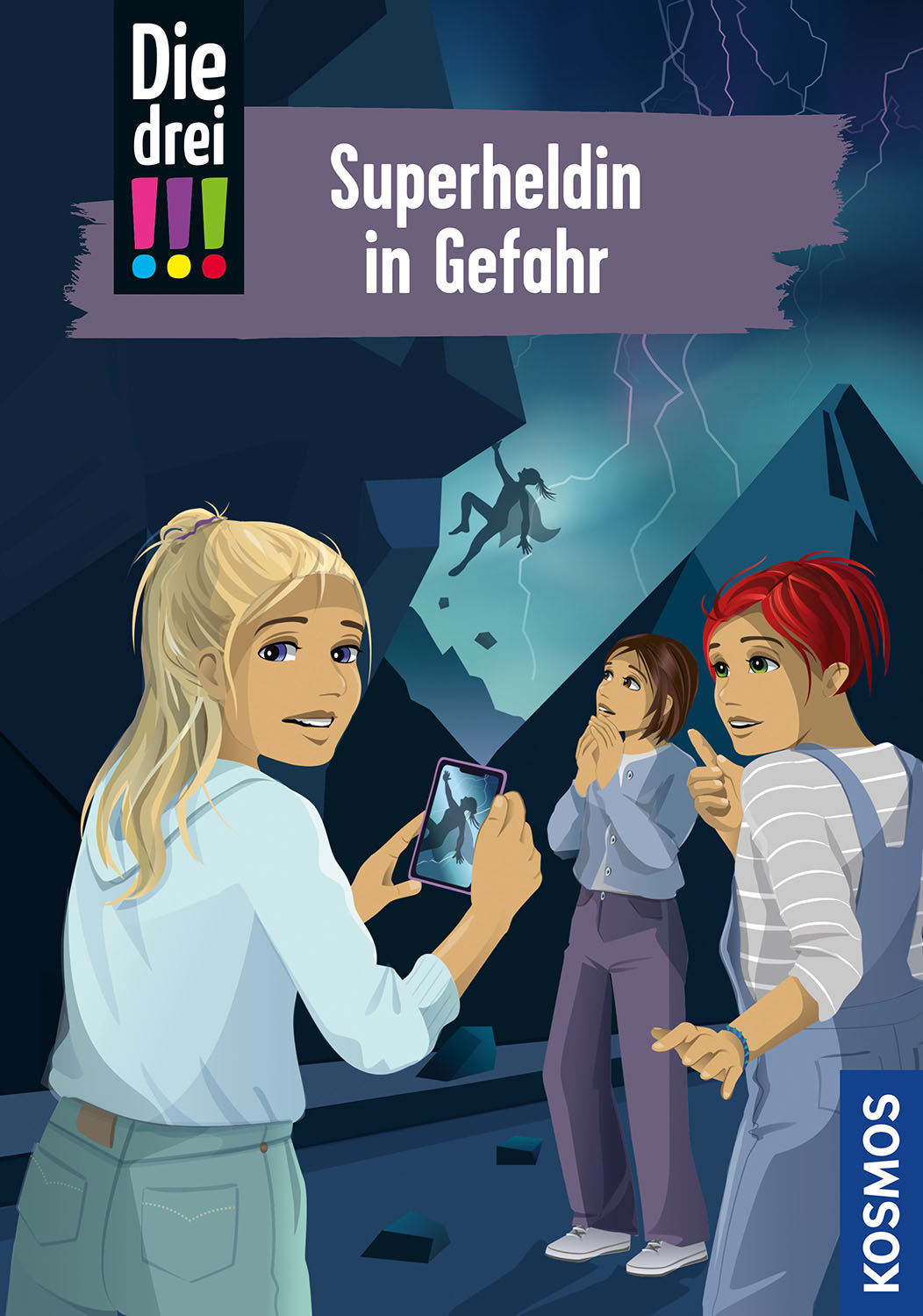 die-drei-105-superheldin-in-gefahr-kinderbuch-kosmos image 1