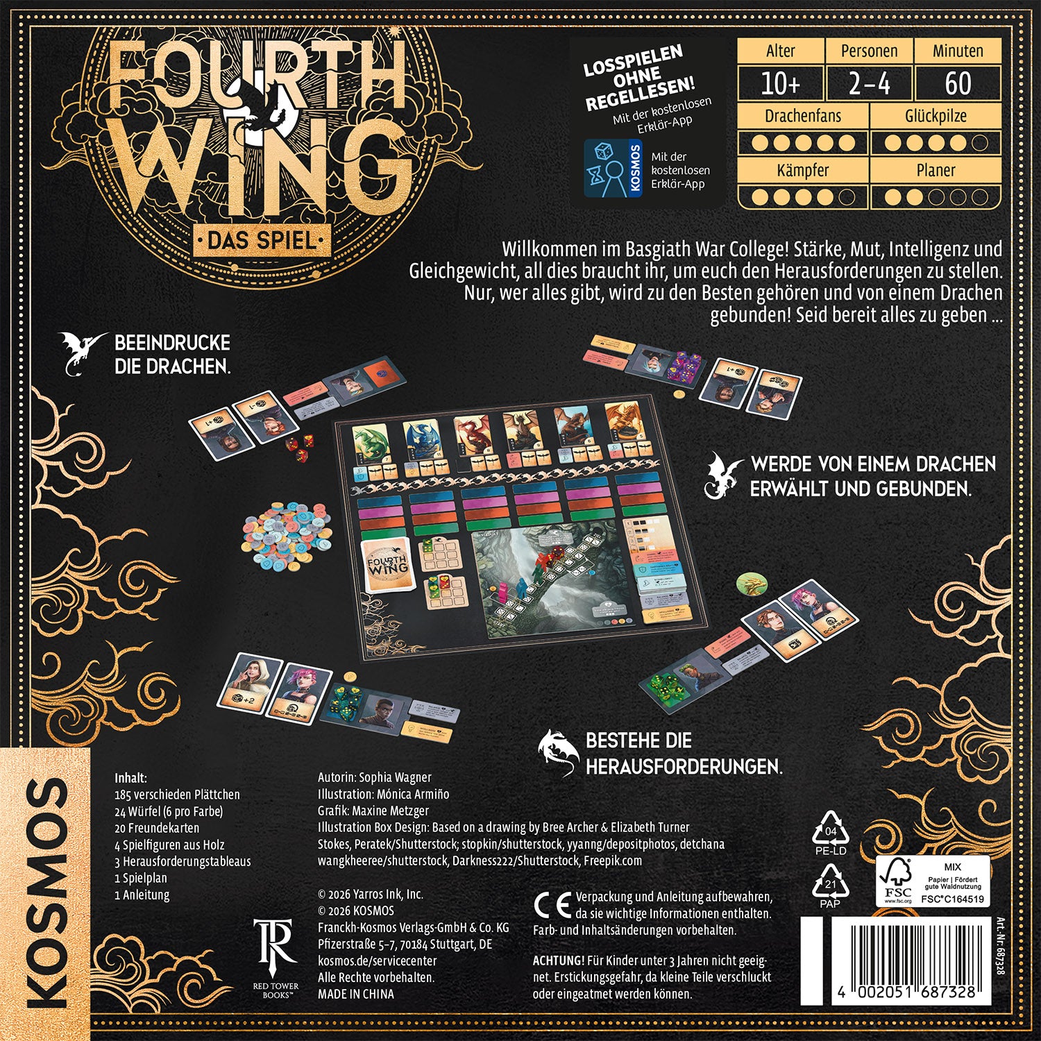fourth-wing-wahl-der-drachen-brettspiel-fan-spiel-2-4-spieler image 2