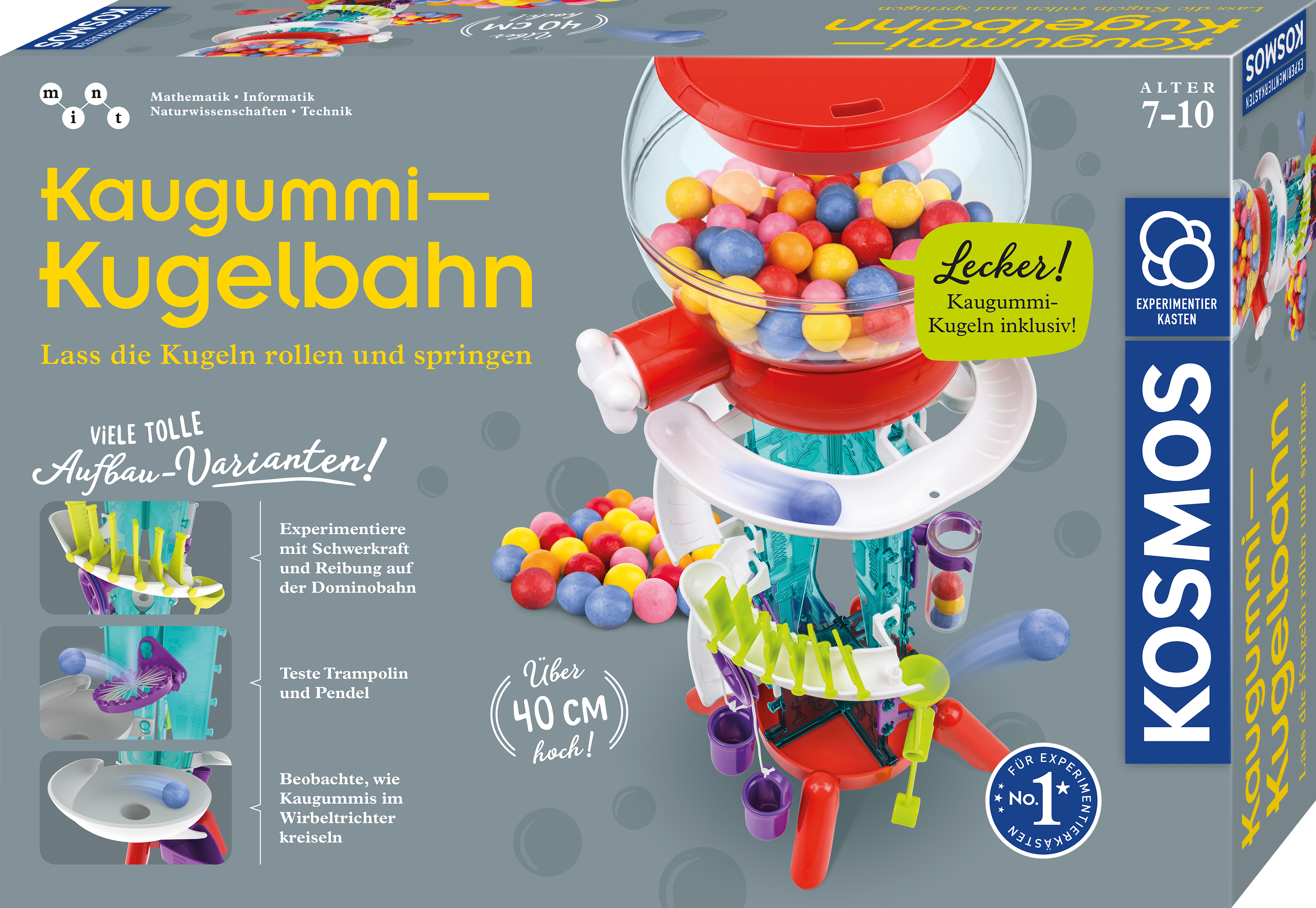 kosmos-kaugummi-kugelbahn-experimentierkasten-12-teile image 1