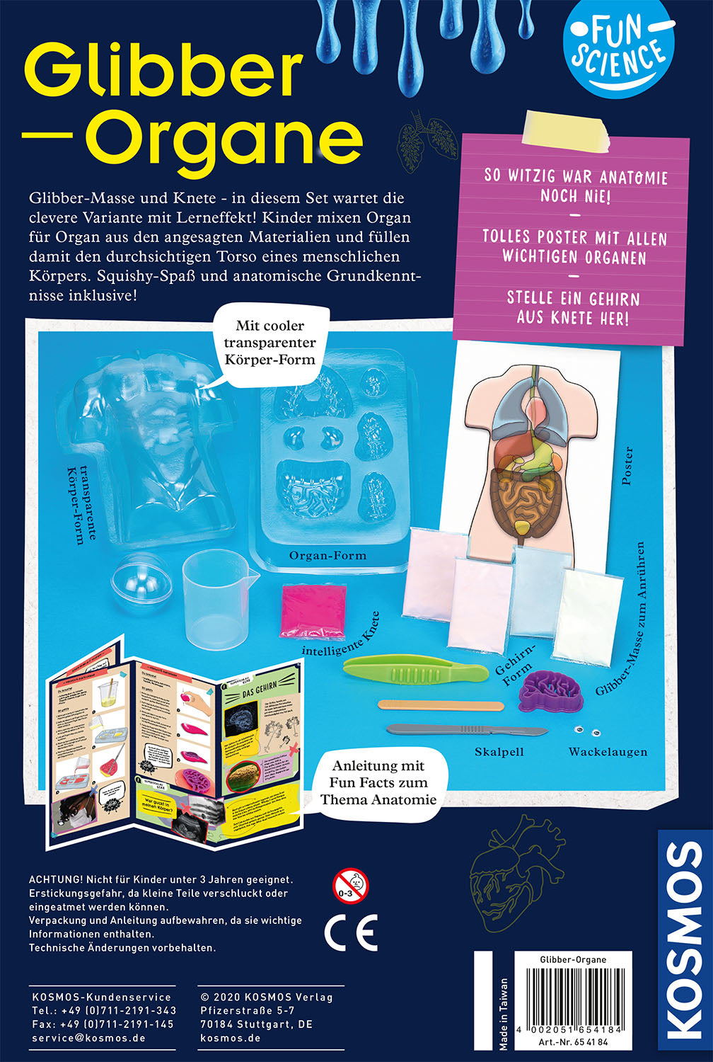 kosmos-fun-science-glibber-organe-experimentierkasten image 2