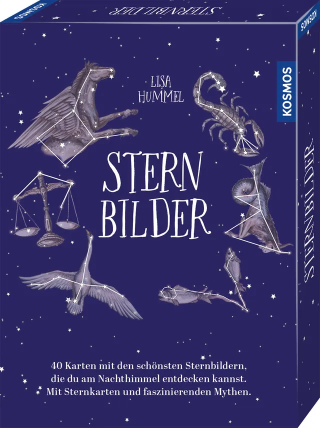 kosmos-sternbilder-karten-set-sternkarten-30-karten-booklet image 1
