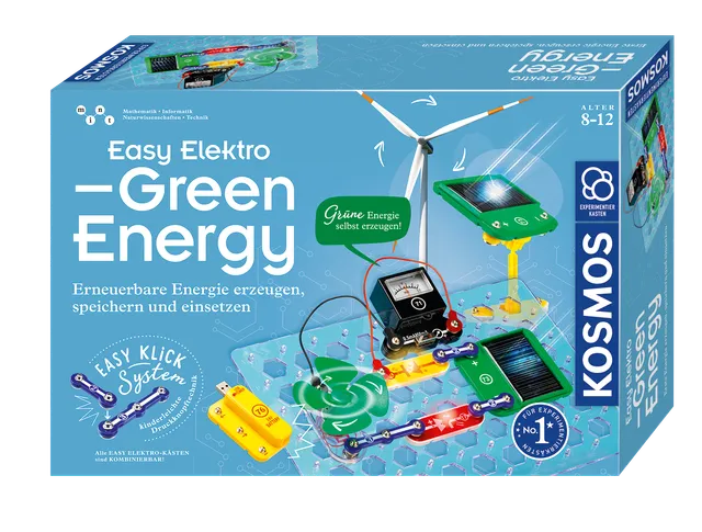 kosmos-easy-elektro-green-energy-experimentierkasten-ab-8-jahre image 1