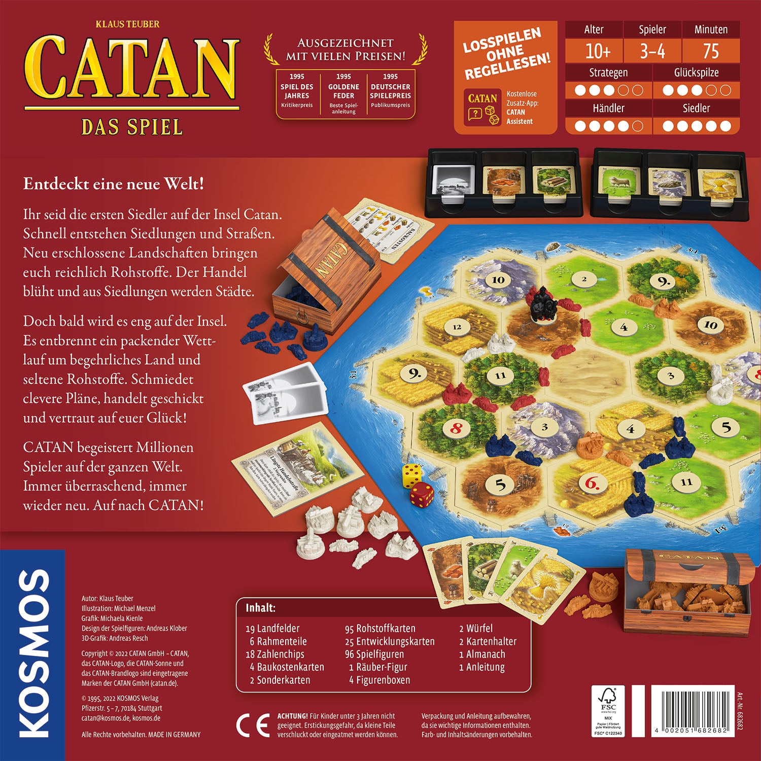 catan-das-spiel-kosmos-brettspiel-grundspiel-f-r-3-4-spieler image 2