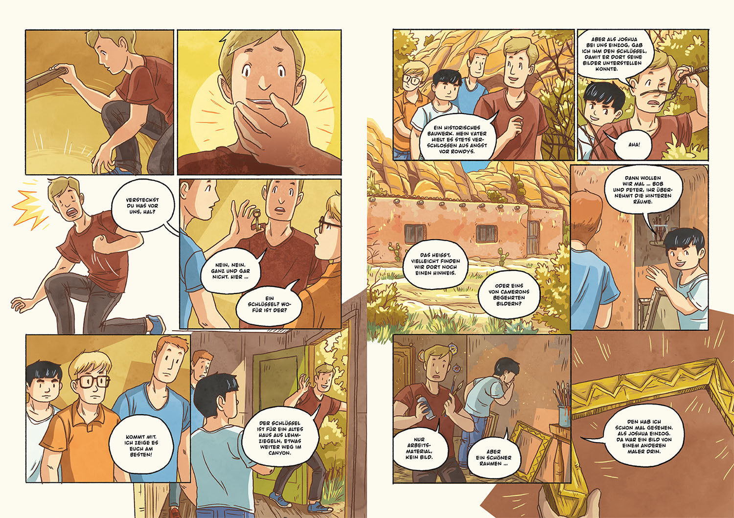 die-drei-und-die-r-tselhaften-bilder-graphic-novel-buch image 5